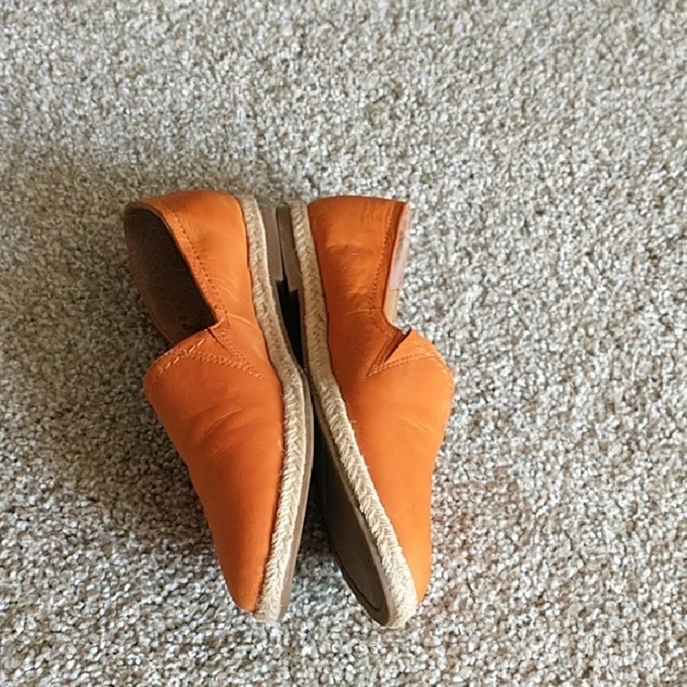 Franco Sarto Orange Espadrille Slip-Ons - Picture 2 of 8